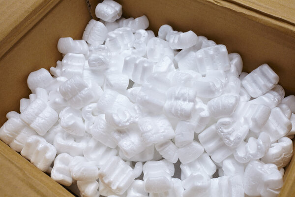 packing box with white packaging