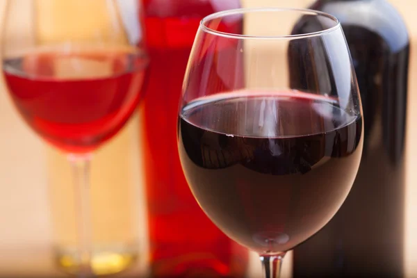 Red,pink and white wine — Stock Photo, Image