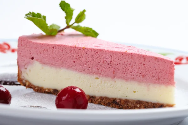 Čerstvou chutnou cheesecake — Stock fotografie