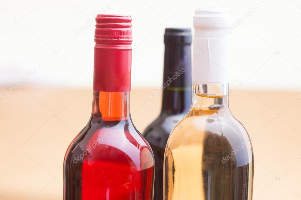 set of different wine 