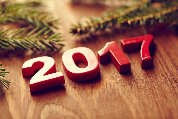 Concepto de Año Nuevo 2017 — Foto de Stock