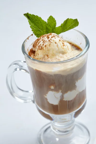 Café fresco con helado — Foto de Stock