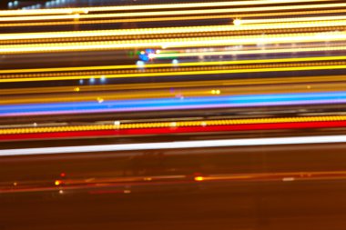 bulanık şehir ışıkları