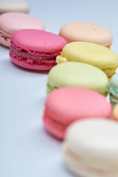 Macarons coloridos saborosos — Fotografia de Stock