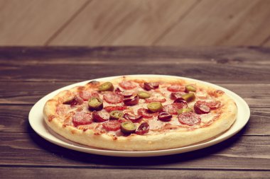 taze lezzetli pizza