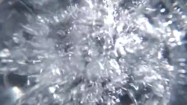Nederste Billede Vand Hælde Glas – Stock-video