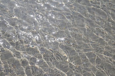 Dalgalanma yüzeyi olan su dokusu, yakın görüş