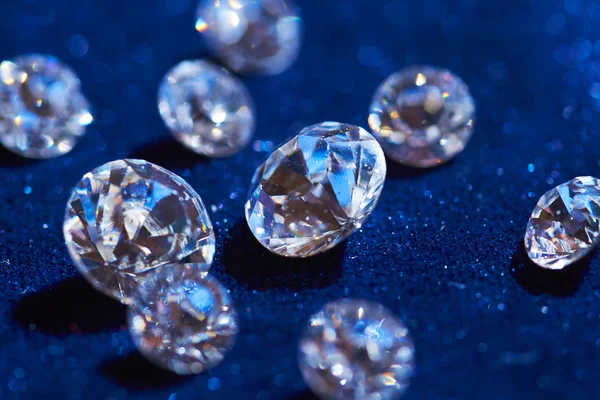 Diamants sur bleu — Photo