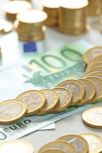 Euro-Münzen — Stockfoto