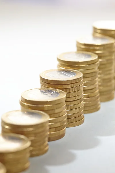 Euro coins — Stock Photo, Image