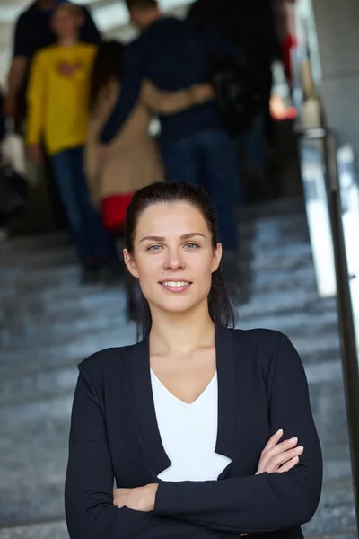 Businesswoman outdoor — Stock Photo, Image