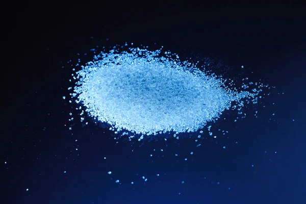 Blue glass powder — Stock Photo, Image