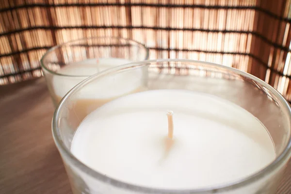 White candles — Stock Photo, Image