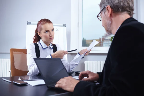 Man and woman  team — Stock Photo, Image