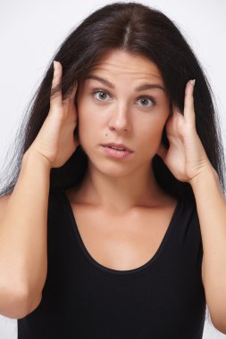 beyaz kadın portresi