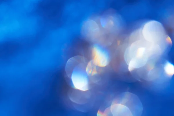 Blue bokeh light background — Stock Photo, Image