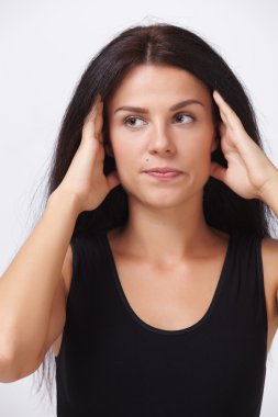 beyaz kadın portresi