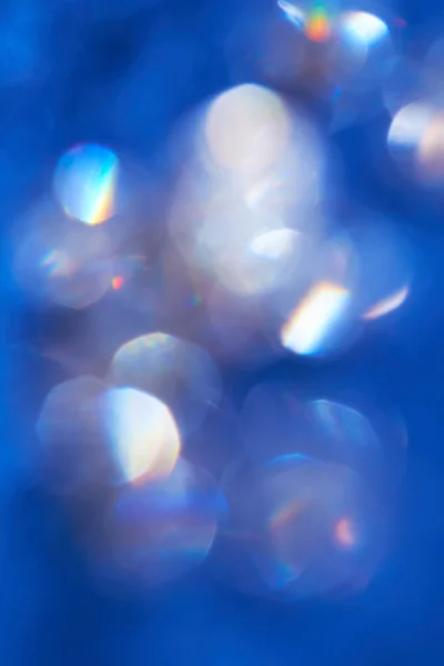 Blue bokeh light background — Stock Photo, Image