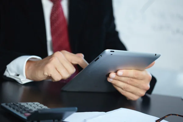 Businessmen with digital tablet — Stock Photo, Image