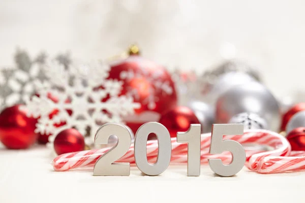 Christmas balls and decorations — Stock Photo, Image