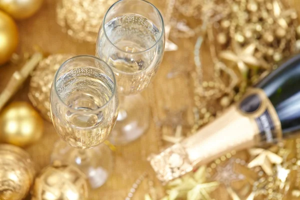 Champagne alla festa di Capodanno — Foto Stock