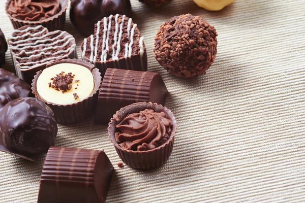 Tasty chocolate sweets — Stock Photo, Image