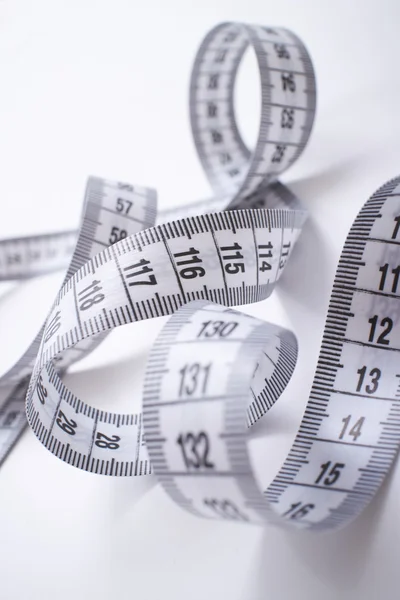 White measuring tape — Stock Photo, Image