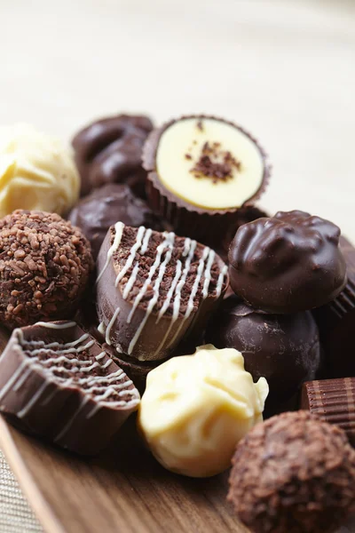 Savoureux bonbons au chocolat — Photo