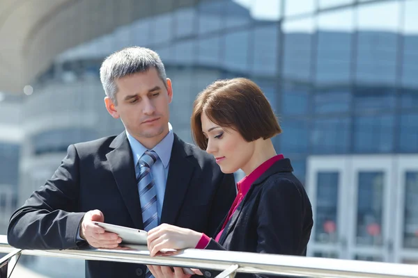 Business man and woman — Stock Photo, Image