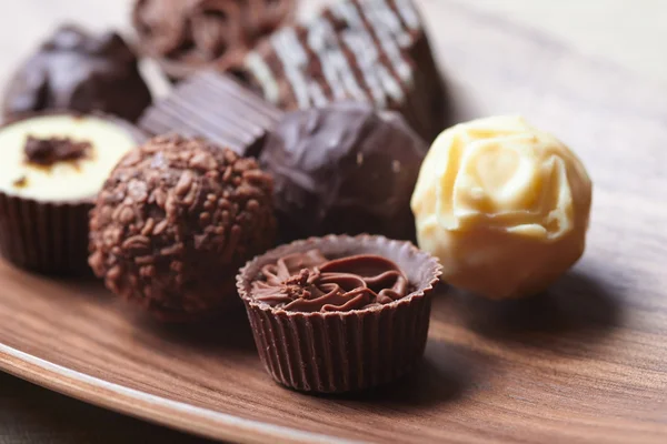 Tasty chocolate sweets — Stock Photo, Image