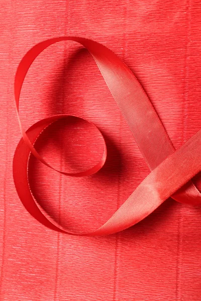 Ribbons on the red — Stock Photo, Image