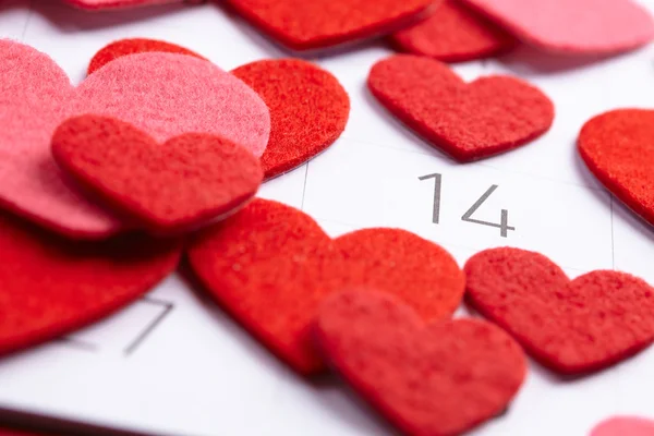 Calendario a San Valentino — Foto Stock