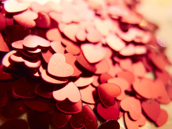 Hearts confetti — Stock Photo, Image