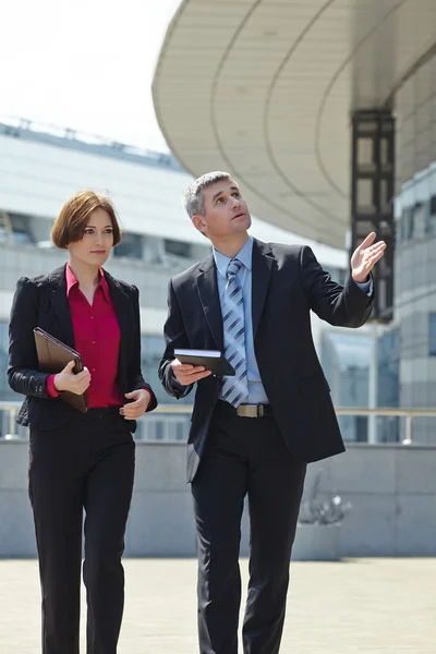 Business man and woman — Stock Photo, Image