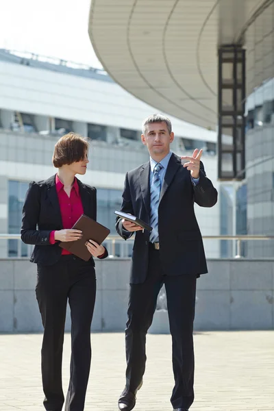 Business man and woman — Stock Photo, Image