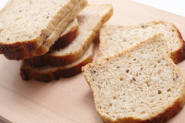 Fresh toasts on desk — Stock Photo, Image