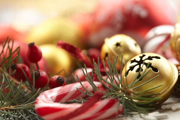 Decoração de Natal vermelho — Fotografia de Stock