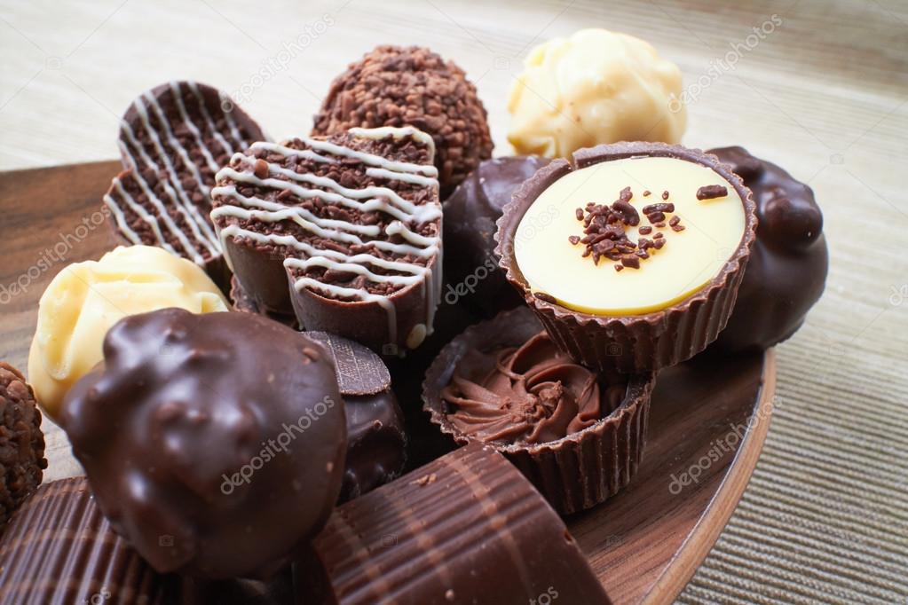Different Chocolate sweets