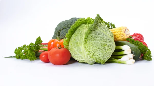 Различные свежие овощи — стоковое фото
