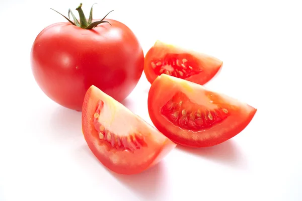 Fresh tomatoes isolated — Stock Photo, Image