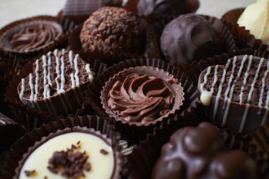 Farklı çikolata tatlılar