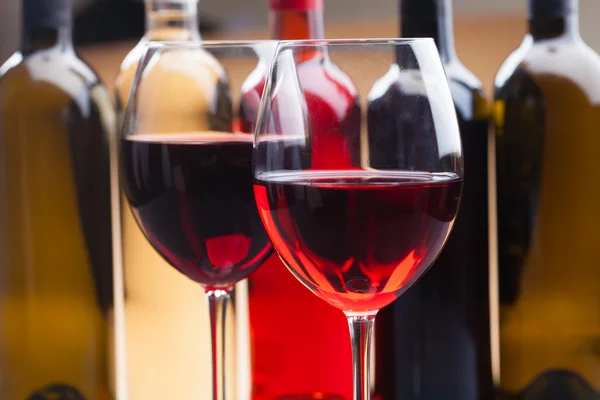 Diferentes tipos de vinhos — Fotografia de Stock