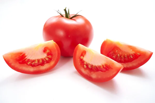 Fresh tomatoes isolated — Stock Photo, Image