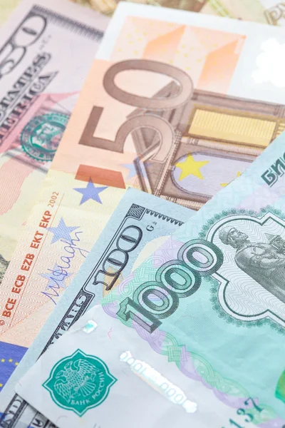 Money of various countries — Stock Photo, Image