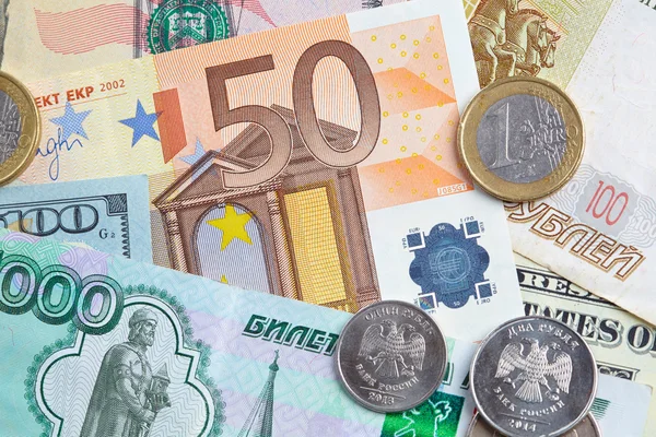 Geld verschiedener Länder — Stockfoto