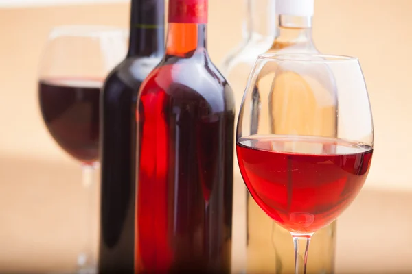 Different kinds of wines — Stock Photo, Image