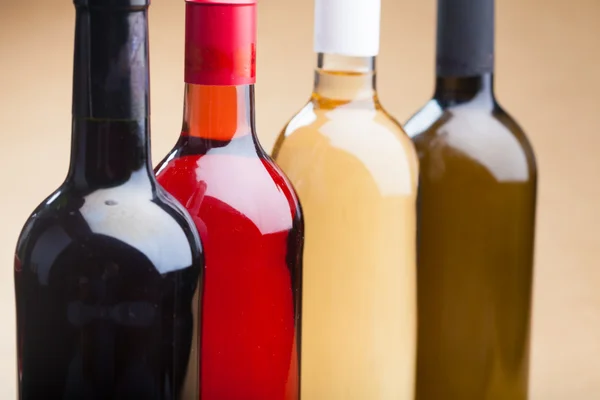 Různé druhy vín — Stock fotografie