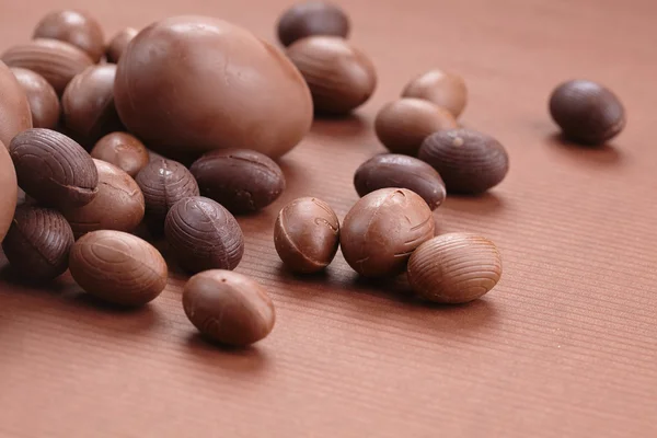 Œufs de Pâques au chocolat — Photo