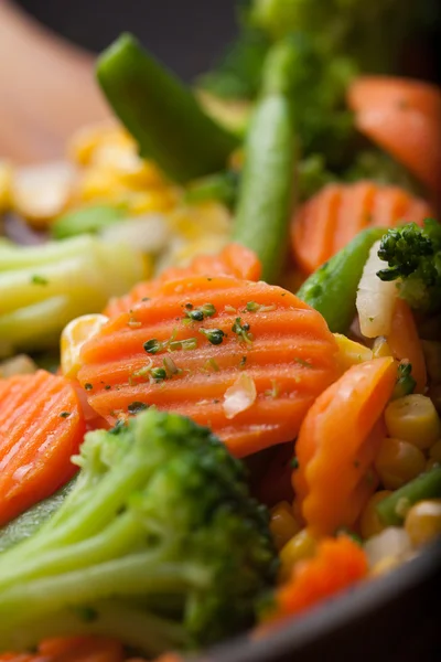 Tasty fried vegetables — Stock Photo, Image