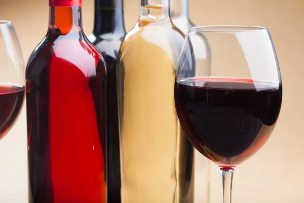 Olika typer av viner — Stockfoto